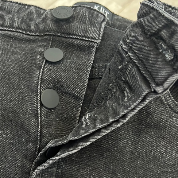 Kut from the Kloth Rosa High-Rise Vintage Crop Straight Leg Jean Size 14 - Picture 13 of 15